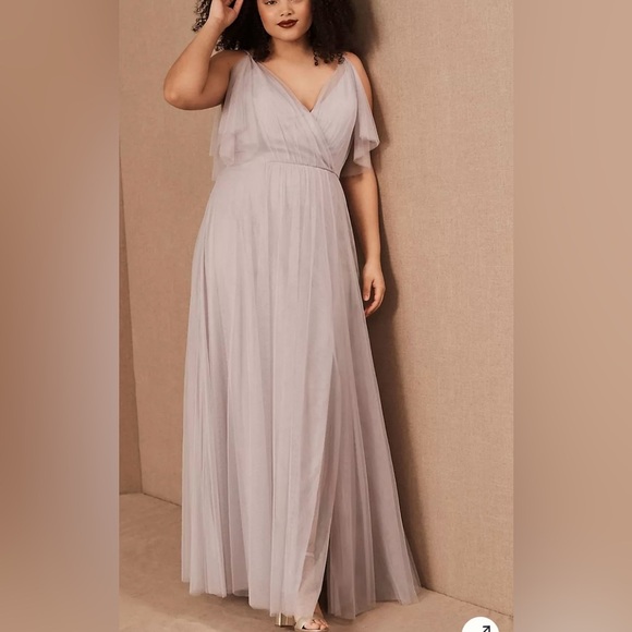 Jenny Yoo Collection Aeryn Maxi Dress Event Elegant Fairy Women Size 16 EUC - Picture 3 of 12